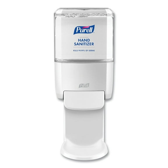PURELL 5020-01 5.25 in. x 8.56 in. x 12.13 in. 1,200 mL Push-Style Hand Sanitizer Dispenser - White (1/Carton)