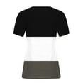 thumbnail image 5 of Womens Plus Size,Women Shirts Short Sleeve Loose Plus Size Tee Tops V-Neck Tunic Blouse, 5 of 7