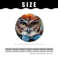 thumbnail image 2 of erolrail Rustic Wall Clock,Silent Non Ticking Wall Clocks for Living Room,Bedroom,Kitchen 12IN Cute Owl Bird With Glasses Watercolor Lovely, 2 of 5