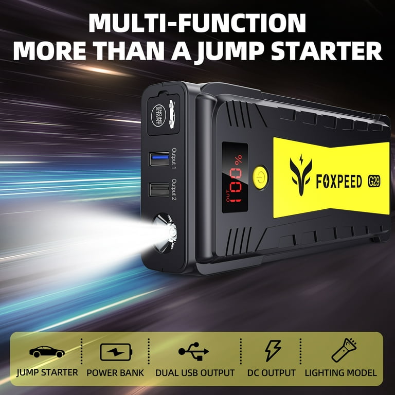 Foxpeed 2024 jump starter