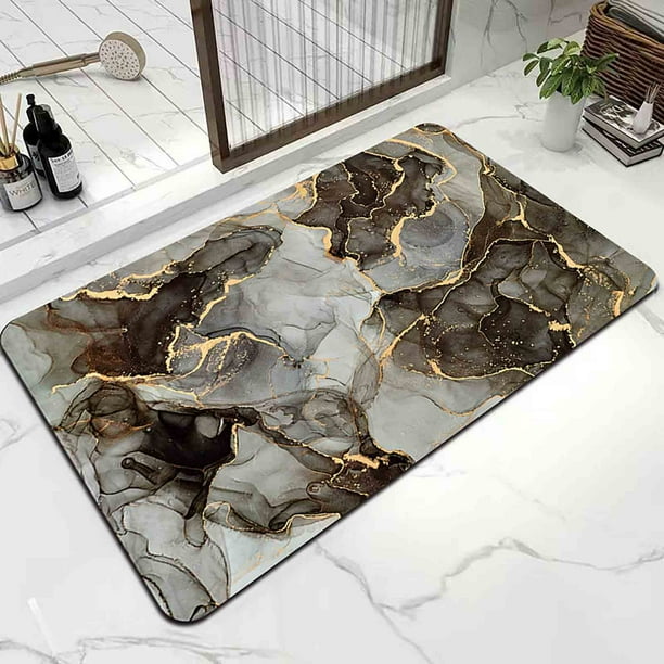 Decoración del hogar, alfombras, tapetes de baño, tapetes, alfombra, tapete para baño, tapete para puerta de baño, almohadilla absorbente de agua, tapete de secado rápido y lavable.