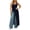 Navy, variant on Plus Size Tops for Women Summer Square Neck Sleeveless Asymmetrical Hem Tank Tops Side Split Slim Shirts Tops