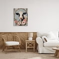 thumbnail image 3 of Stupell Industries French Country Pretty Floral Cow Portrait Canvas Art, 16 x 20, by Petals Prints Design, 3 of 7