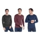 thumbnail image 1 of Paquete 3 Playeras Cuello Redondo Manga Larga, 1 of 3