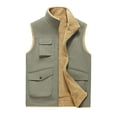 thumbnail image 1 of LOVZFMLL Jackets for Men's Work Jacket Standing Collar Multiple Pockets Outdoor Photography And Sports Jacket Coat, 1 of 2