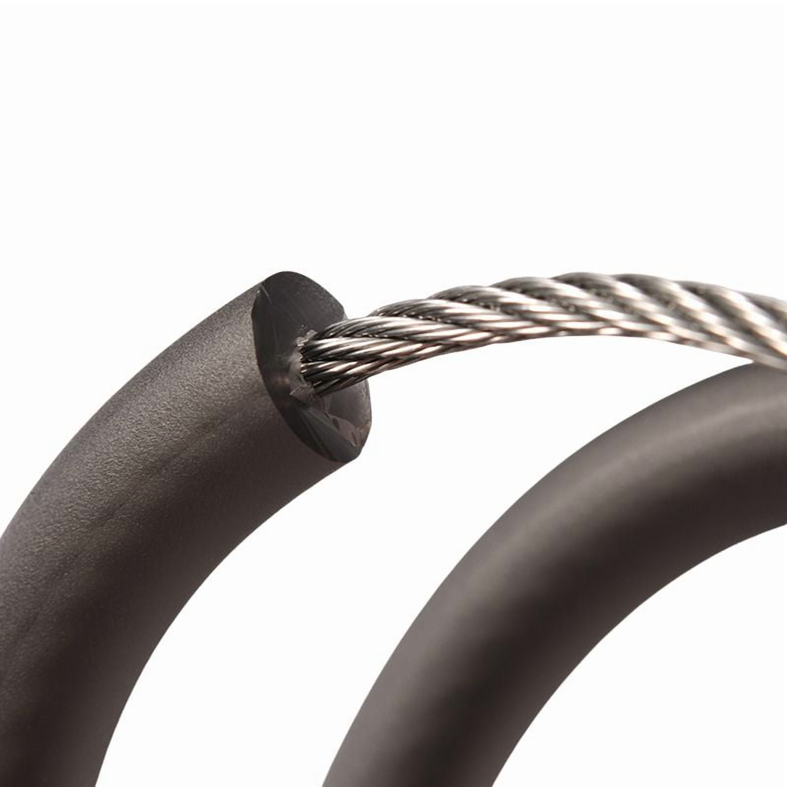 Vantana Bike Lock with Combination 6 ft Bicycle Lock Secure 5 Digit Resettable Cable Lock