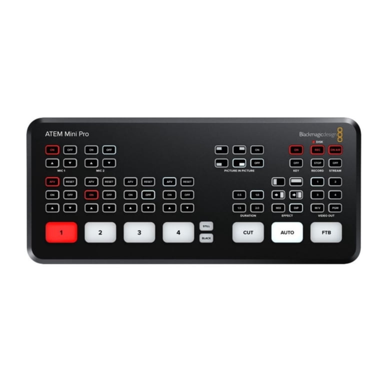 Blackmagic Design ATEM Mini Pro HDMI Live Stream Switcher, Cable