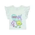 thumbnail image 4 of Disney Monsters Inc. Big Girls' 2-Piece T-Shirt and Shorts Set Sulley and Mike Mint, 4 of 7