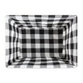 thumbnail image 3 of Small Vintage Grey Chicken Wire Black White Check Liner Basket (Set of 3), 3 of 4