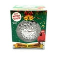 thumbnail image 2 of Kurt S. Adler Battery Operated Silver Christmas Ball Ornament, 3-Inches, 2 of 5