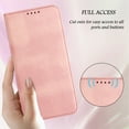 thumbnail image 5 of ELEHOLD Case for Moto G Power (2025), RFID Vintage Wallet Phone Case, Magnetic Closure Leather Cover Built-in Stand,Pink, 5 of 8