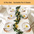 thumbnail image 5 of Ombre Brown Polka Dot Round 13 Inch Placemats Set of 6, Abstract Watercolor Geometric HeatResistant Non Slip Place Mats for Dining Table, Wipeable Braided Kitchen Table Mats for Housewarming, 5 of 9