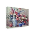 thumbnail image 2 of Trademark Fine Art 'Flowers And Blue Porcelain' Canvas Art by Barbara Mock, 2 of 3