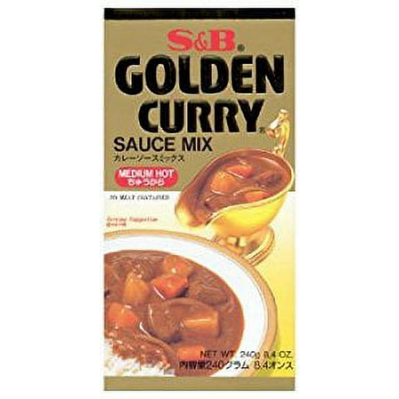 NineChef Bundle - SB Golden Curry Sauce Mix - Medium Hot (Large) 7.8 Oz.  1 NineChef ChopStick