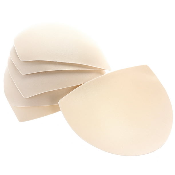 Bra Pads Inserts Breast Enhancers - 2 Pairs Push up Swimsuit Pads Add 1-2  Cups Size Fits AB, C, D Cup