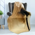 thumbnail image 4 of Industrial Soft Flannel Fleece Throw Blanket, Heavy Smoke of Industrial Chimney Pollution Contamination Environment, Cozy Plush for Indoor and Outdoor Use, 50" x 60", Pale Brown Black, by Ambesonne, 4 of 5