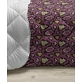 thumbnail image 3 of Snakeskin Print Down Alternative Comforter, Rhombus Motif Abstract Wild Animal Graphic, Microfiber Quilt for All Season, 5 Sizes, Taupe Mustard, by Ambesonne, 3 of 3