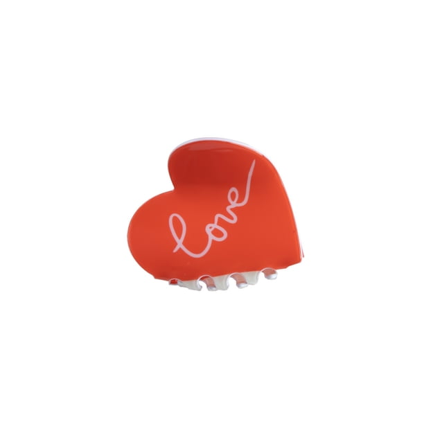 Accesorios para el Cabello para las Mujeres, Corazón de San Valentín Clips de Cabello Decoración de Vacaciones para Hombres Y Mujeres Pareja, Regalos de Tocado de Plástico para el Amante Amigo, Clips