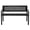 Black, variant on Ktaxon 47 in Outdoor Garden Bench, Iron Frame, Patio Seat, Black, Steel Bench with PVC Backrest