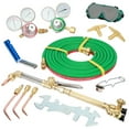 thumbnail image 3 of Aqmeifen Portable Oxygen Acetylene Welder Kit, Include Nozzles, Cutting Torch, Gauge, Regulators With 15' Hose, Carrying Case, 3 of 7