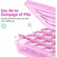 thumbnail image 4 of czcpp-Monthly Pill Organizer 1 Times a Day, 30 Day Pill Box Organizer,One Month Pill Case for Travel, 31 Day Daily Medcine Container for Vitamins, Supplement & Medication(Purple), 4 of 4