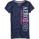 thumbnail image 1 of Aeropostale Womens Aero Athletic Division #87 Graphic T-Shirt, Azul, X-Small, 1 of 1