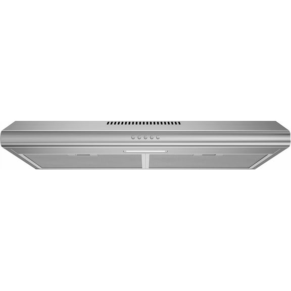 Under Cabinet Range Hood 30 Inch, Ducted/Ductless Convertible Vent Hood with 250 CFM, 3-Speed Fan, Energy-Efficient LED Lights for Kitchen Stove Ventilation