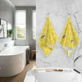 thumbnail image 6 of Dreamtimes 16x28 Inch Face Hand Towel Set Bees Honey Cotton Washcloths, Quick-Dry Highly Absorbent Bath Towels 2 Pcs for Bathroom Ktichen Travel SPA Gym, 6 of 7