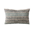 thumbnail image 4 of Plutus Brands Blue Mayan Stripe Luxury Throw Pillow-Size:24" x 24", 4 of 8