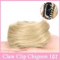 thumbnail image 2 of Chignon Spatial Mini Pince à Cheveux Chignon Oreilles de Chat Désordonnées Extension de Cheveux Beigne Chignon, 2 of 6