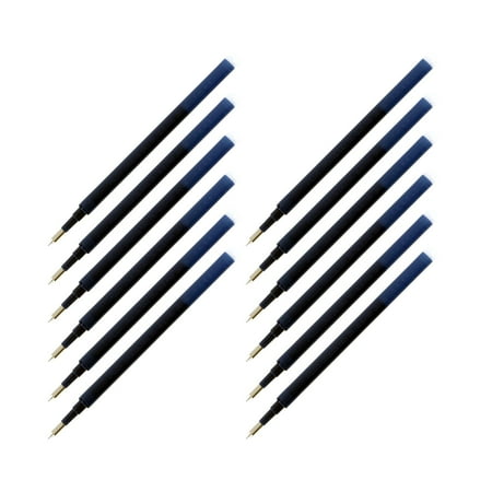 pilot frixion gel ink refill, extra fine, 0.5mm, blue-black, pack of 12