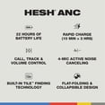 thumbnail image 5 of Skullcandy Hesh ANC Audífonos Over-Ear Inalámbricos con Cancelación de Ruido y Cable de Carga Adicional, 22 h de Autonomía, Micrófono, Compatibles con iPhone Android y Dispositivos Bluetooth - Blanco, 5 of 5