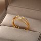 thumbnail image 1 of Anillos de serpiente para mujer, anillo chapado en oro de acero inoxidable ajustable con apertura, joyería estética Vintage gótica para hombre, anillos para mujer Tan Jianjun unisex, 1 of 2