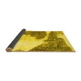 thumbnail image 2 of Ahgly Company Indoor Square Abstract Yellow Modern Area Rugs, 4' Square, 2 of 4