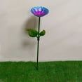 thumbnail image 6 of POLISE Spaces Vibrant Flower Metal Bird Feeder Garden Stake Weatherproof Decorative Feeding Station in 3 Color Options for Outdoor Yard Lawn Or Patio Use, 6 of 8