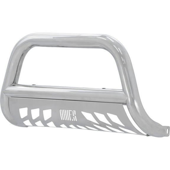 ARIES 35-3007 3-Inch Polished Stainless Steel Bull Bar, No-Drill, Select Ford Expedition, F-150, Lincoln Mark LT