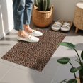 thumbnail image 4 of Brown and Black Leopard Print Door Rugs,Washable Non Slip Door Mats Indoor,Decorative Door Mats,Entry Mat Indoor for Entrance,Bedroom,Kitchen,Bathroom,16"x24", 4 of 6