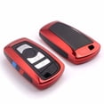 thumbnail image 1 of Car Key Fob Cover Case Protector 1Pcs M-Style Car Key Case Fob Cover Bag Holder Key Chain Key Ring for BMW, 1 of 5