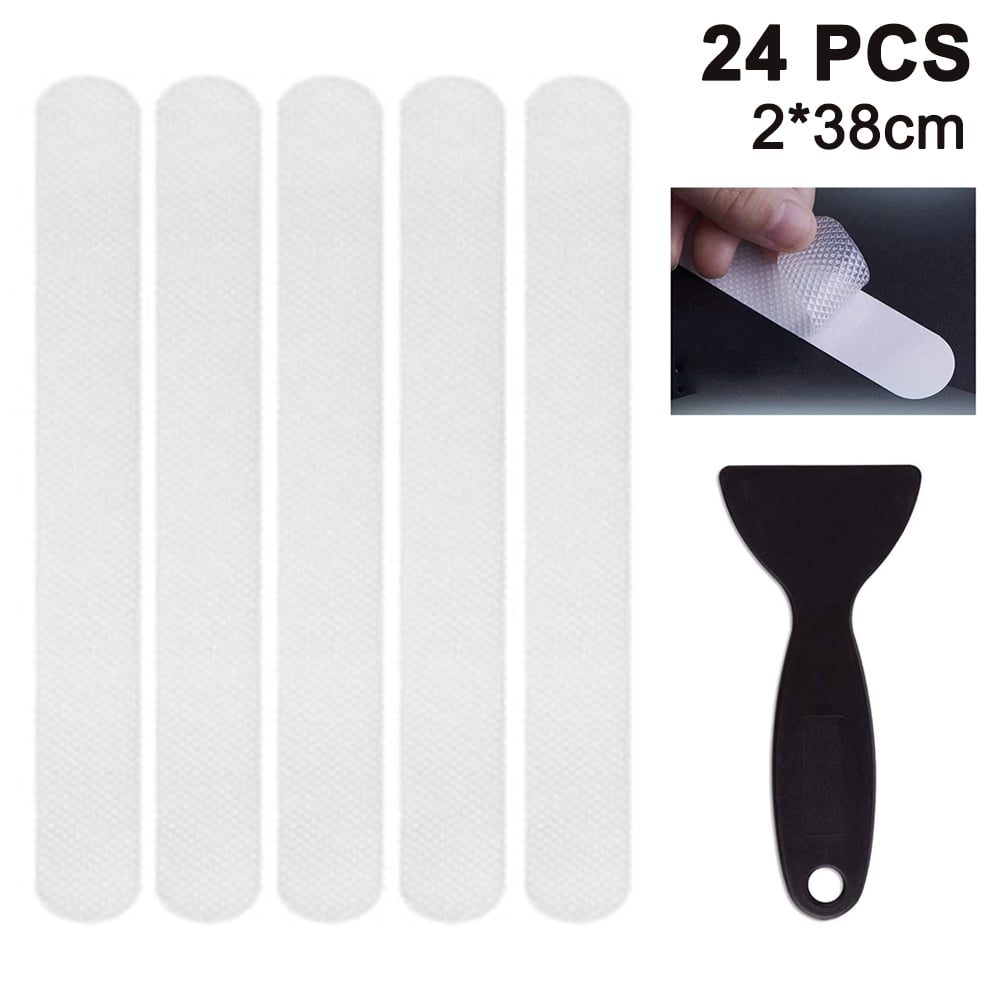 Details about   24PCs Bath Tub Shower Stickers Anti Slip Grip Strips Non-Slip Safety Floor Tread 