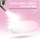 thumbnail image 3 of Press On Nails con forma de escarabajos, punta francesa, rosa degradado, extra cortos, 3 of 7
