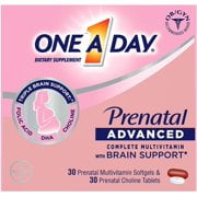 One A Day WOMENS PRENATAL W/ CHOLINE 30+30 ct (Pack of 3)