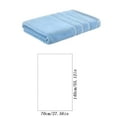 thumbnail image 2 of AUQ 2026 New Spring Break Essentials - Drying Absorbent Bath Towel Microfiber Adult Children Household Bathrobe Towel Light Blue for Bathroom, Spa, Swimming Pool, Beach, Gym, Travel, Hotel., 2 of 3