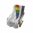 thumbnail image 4 of Pride Soft Flannel Fleece Blanket, Romantic All We Need Is Love Famous Words with Heart Shape in the Gay Parade Colors, Cozy Plush for Indoor and Outdoor Use, 50" x 60", Multicolor, by Ambesonne, 4 of 6