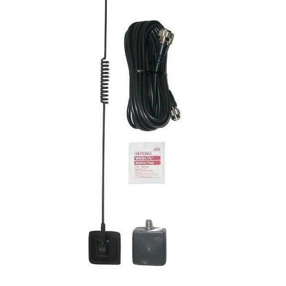 WORKMAN WEP-9000 CB / WEATHER BAND GLASS MOUNT ANTENNA