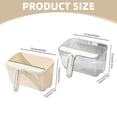thumbnail image 3 of Oleegame 1PC Desk Trash | Multi Functional Waste Kitchen Trash | Garbage With Rubber Suitable For Small Trash On Kitchen Counters Dining Tables And Countertops Black, 3 of 6