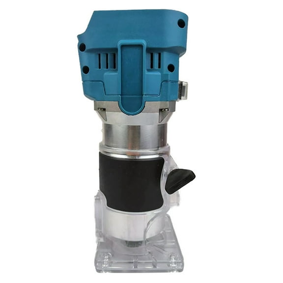 Cordless Woodworking Routers Trimmer for 18V Batteries Brushless Motor Single Handed Operations 6 Variable Speeds Collets 1/4", 6mm, 8mm 700W Includes 12Piece Bit Set