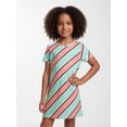 thumbnail image 4 of Girls Easy-Wearing Dress A-Line Short Sleeve Casual Versatile Dress Pockets for Tween Girls Age 8-13 Back to School, 4 of 6