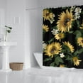 thumbnail image 2 of Waterproof Cute Sunflower Colorful Shower Curtain 72x72 Inch Boho Style Polyester Unique Shower Curtain for Bathroom Hotel Home Decor with 12 Plastic Hooks, 2 of 5