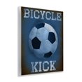 thumbnail image 3 of Stupell Industries Bicycle Kick Navy Sports Wall Plaque Art, design by Marcus Prime, 14 x 11, 3 of 7