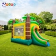 thumbnail image 6 of Pogo Bounce House Crossover Bounce House with Slide, Classic Tropical, 6 of 8